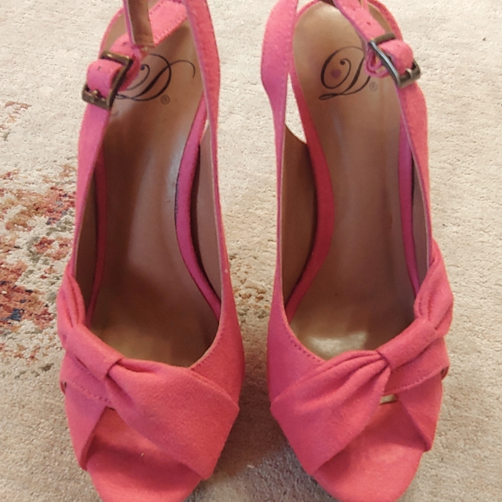 Diva Suede Pink 6" Heels